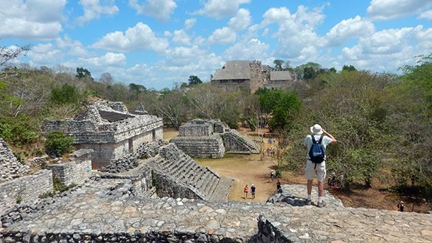 Ruínas de Ek Balam México Ruínas de Ek Balam México