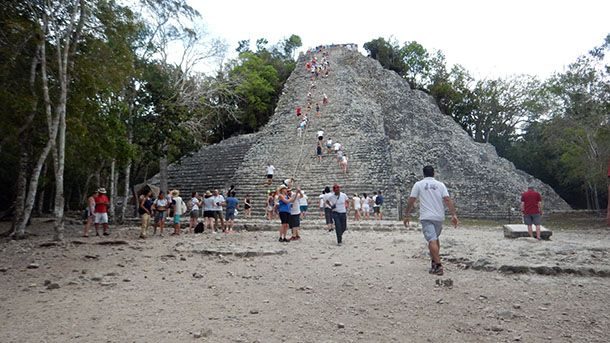 Ruínas de Cobá piramide-de-nohoch-mul-coba