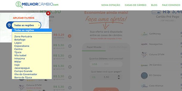 Casas de Câmbio Rio de Janeiro Casas de Câmbio Rio de Janeiro