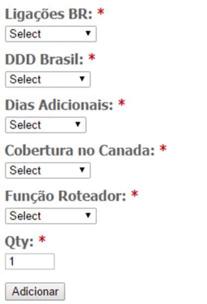Opcionais Voice Data Chip Easysim4u Opcionais Voice Data Chip Easysim4u