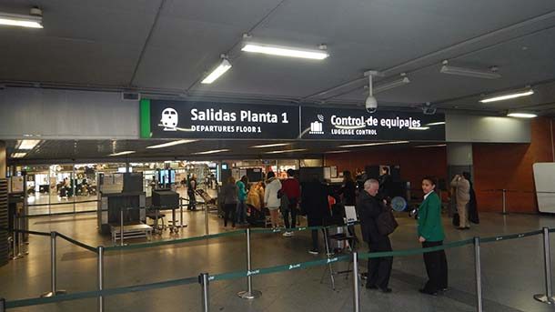 Controle de Bagagem Trem Renfe Controle de Bagagem Trem Renfe