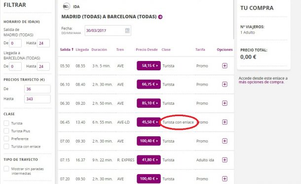 Enlace Renfe (baldeação) Enlace Renfe (baldeação)