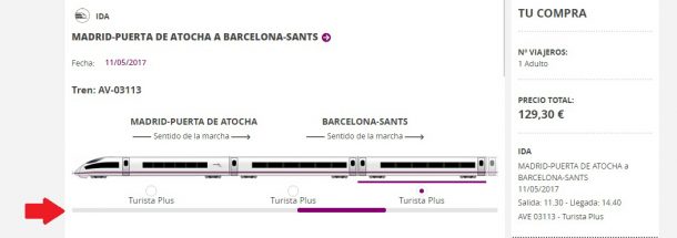 Escolha Vagão Renfe