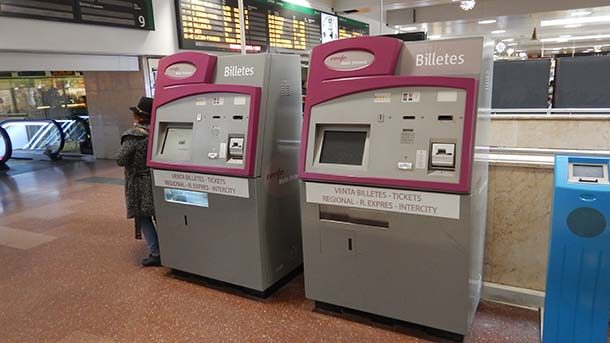 Máquinas comprar passagem MD e Regional Renfe Máquinas comprar passagem MD e Regional Renfe