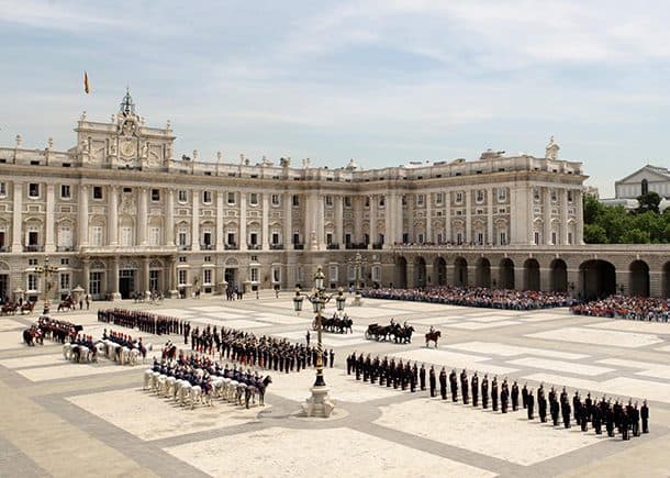 Troca da Guarda Palácio Real de Madrid Troca da Guarda Palácio Real de Madrid
