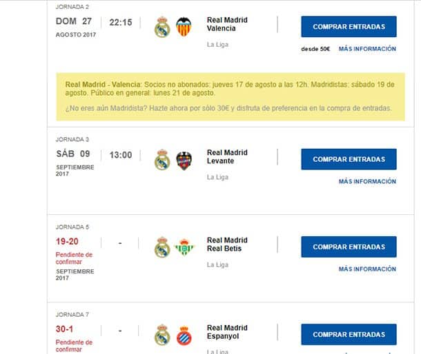 Calendário Jogos Real Madrid Calendário Jogos Real Madrid
