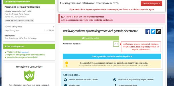 Confirmação detalhes tickets Viagogo Confirmação detalhes tickets Viagogo