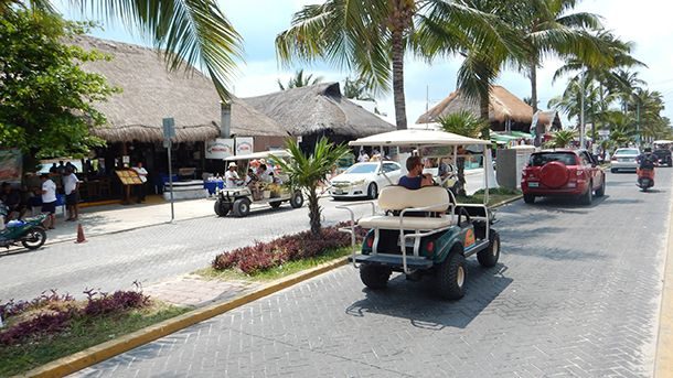 Aluguel carrinho de golfe Isla Mujeres