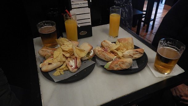 100 Montaditos - Madrid - Espanha 100 Montaditos - Madrid - Espanha
