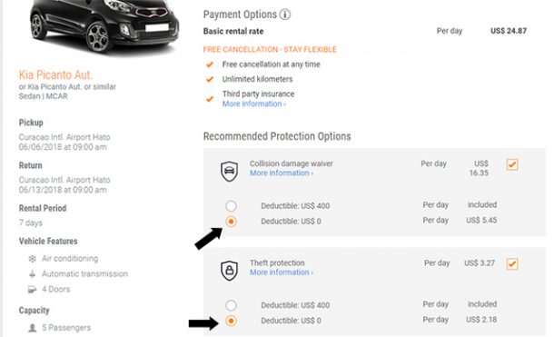 Franquia Zero Sixt Curaçao Franquia Zero Sixt Curaçao