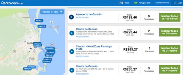 Locadoras de carros em Cancún México Locadoras de carros em Cancún México