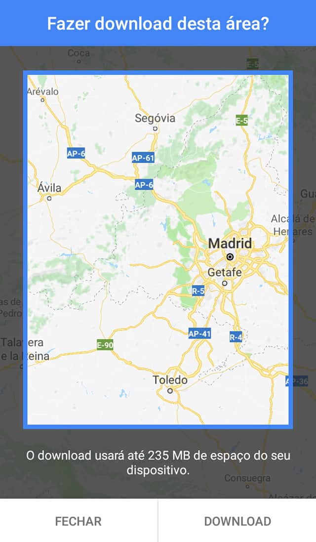 Mapa GPS Madrid Espanha Mapa GPS Madrid Espanha