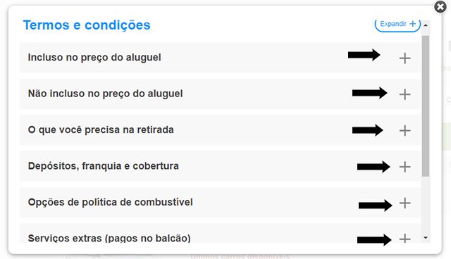 Rentalcars Termos e Condições Rentalcars Termos e Condições