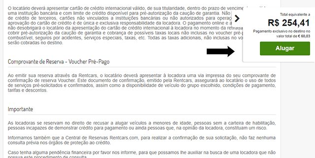 Rentcars Alugar o carro Rentcars Alugar o carro