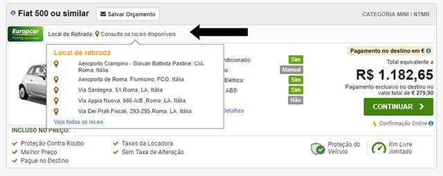 Rentcars várias locadoras na mesma cidade Rentcars várias locadoras na mesma cidade