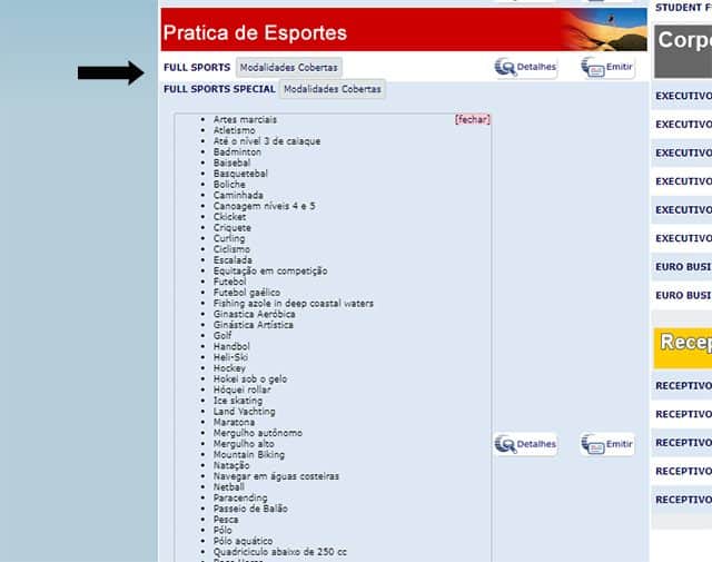 Seguro Viagem Esportes GTA Seguro Viagem Esportes GTA