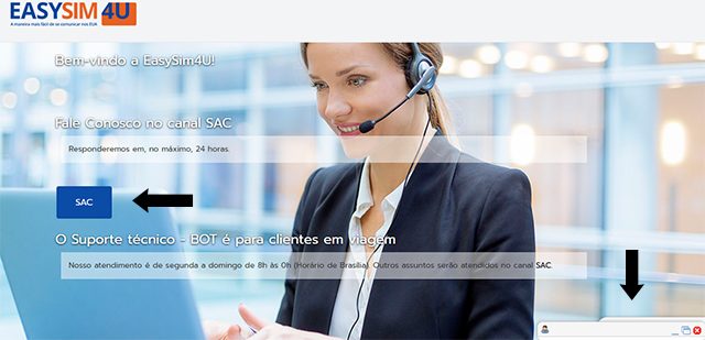 Atendimento Easysim4u Atendimento Easysim4u