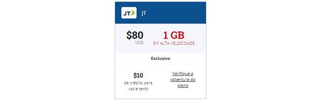 Plano Chip JT Travel Mobile Plano Chip JT Travel Mobile