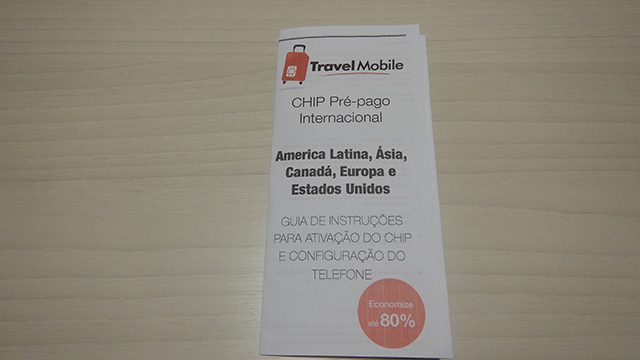 Travel Mobile Guia de Instruções do Chip Internacional Travel Mobile Guia de Instruções do Chip Internacional