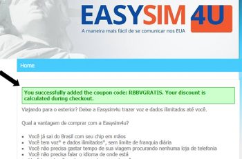 Cupom Desconto Easysim4u e Travel Mobile (Chip Internacional)