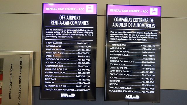 Aluguel de Carro Aeroporto de Miami (Flórida)