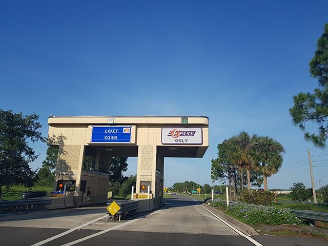 Pedágio Dinheiro ou SunPass Flórida Pedágio Dinheiro ou SunPass Flórida