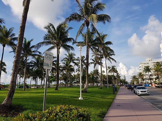 Ocean Drive e Lummus Park - Miami Beach Ocean Drive - Miami Beach