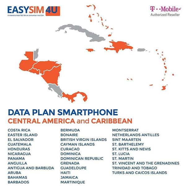 Chip Celular América Central e Caribe, Panamá, República Dominicana, Costa Rica Chip Celular América Central e Caribe, Panamá, República Dominicana, Costa Rica