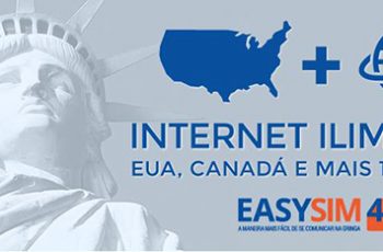 Chip Celular EUA: Ligações, SMS e Internet Ilimitada 4G/LTE