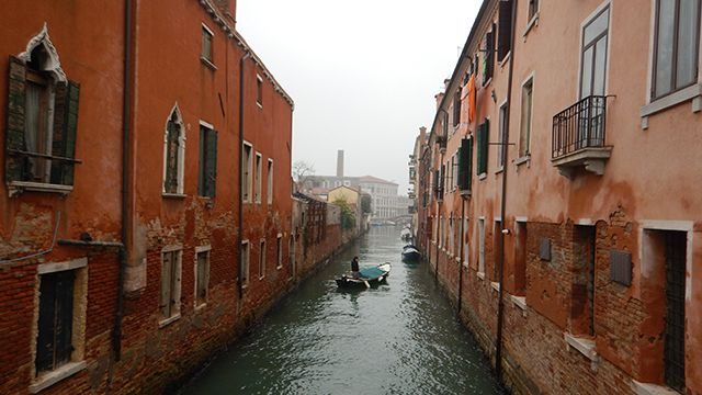 Canal na ilha da Giudecca - Veneza Canal na ilha da Giudecca - Veneza