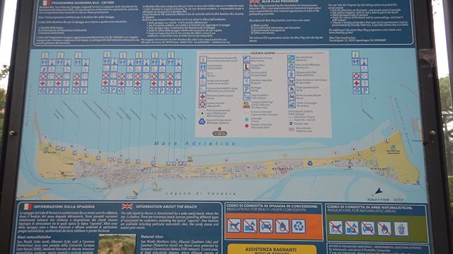 Mapa Lido Veneza Mapa Lido Veneza