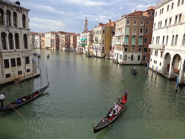 Canal Grande em Veneza Onde ficar em Veneza - Itália