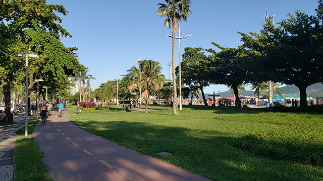 Jardim da Orla - Praia do Boqueirão - Santos