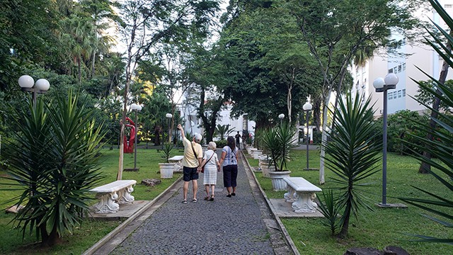 Jardins da Pinacoteca Benedito Calixto - Boqueirão - Santos - SP