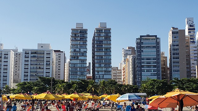 Prédios Tortos - Praia do Gonzaga - Santos