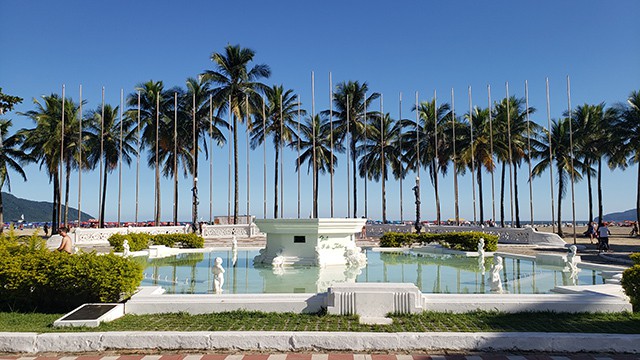 Praça das Bandeiras - Praia do Gonzaga - Santos