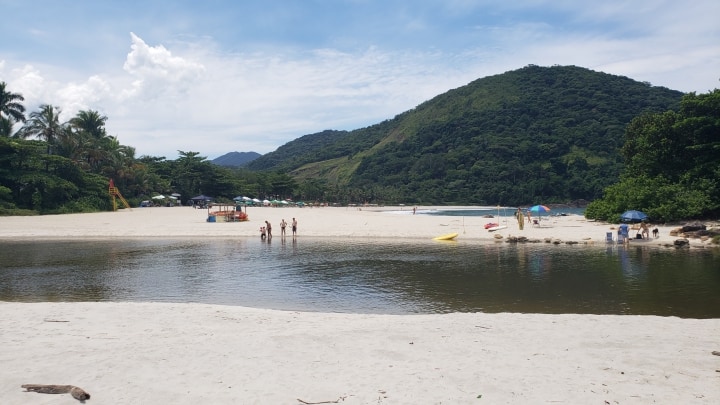 Rio Camburi - Praia de Camburi e Camburizinho - SP