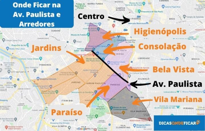 Onde Ficar na Avenida Paulista e Arredores - Principais Bairros para Se Hospedar