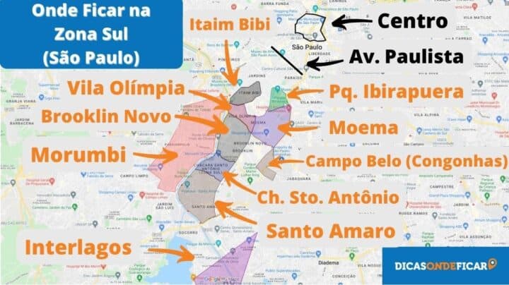 Onde Ficar na Zona Sul - principais bairros para se hospedar