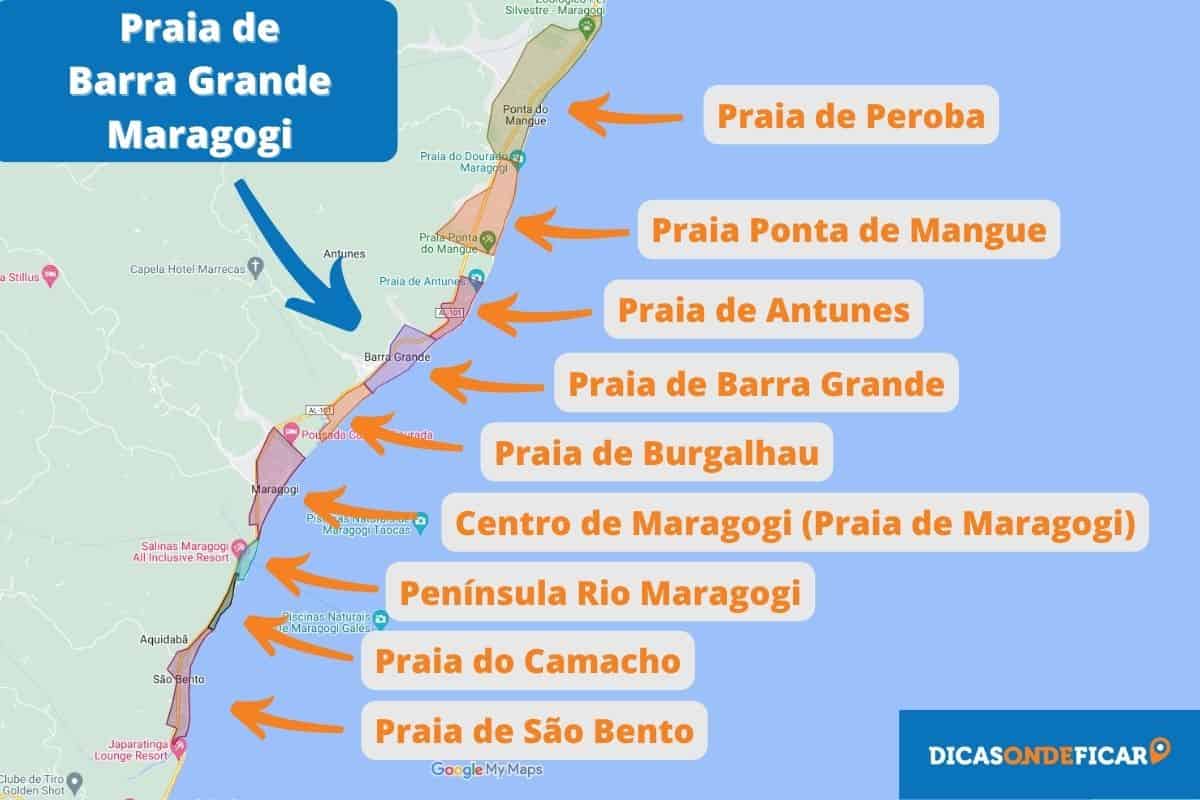 Praia de Barra Grande - Maragogi - Alagoas