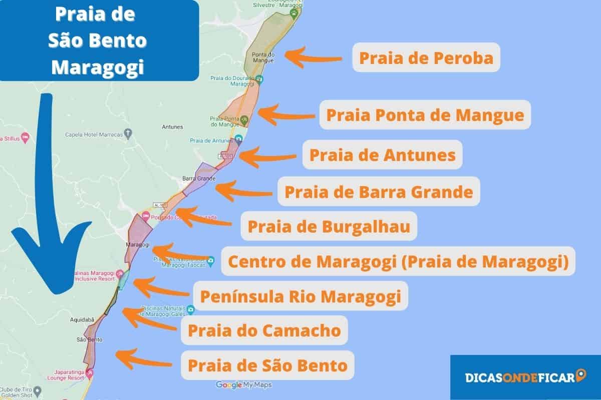 Praia de São Bento - Maragogi - Alagoas
