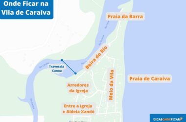 Onde ficar em Caraíva: as melhores áreas para se hospedar