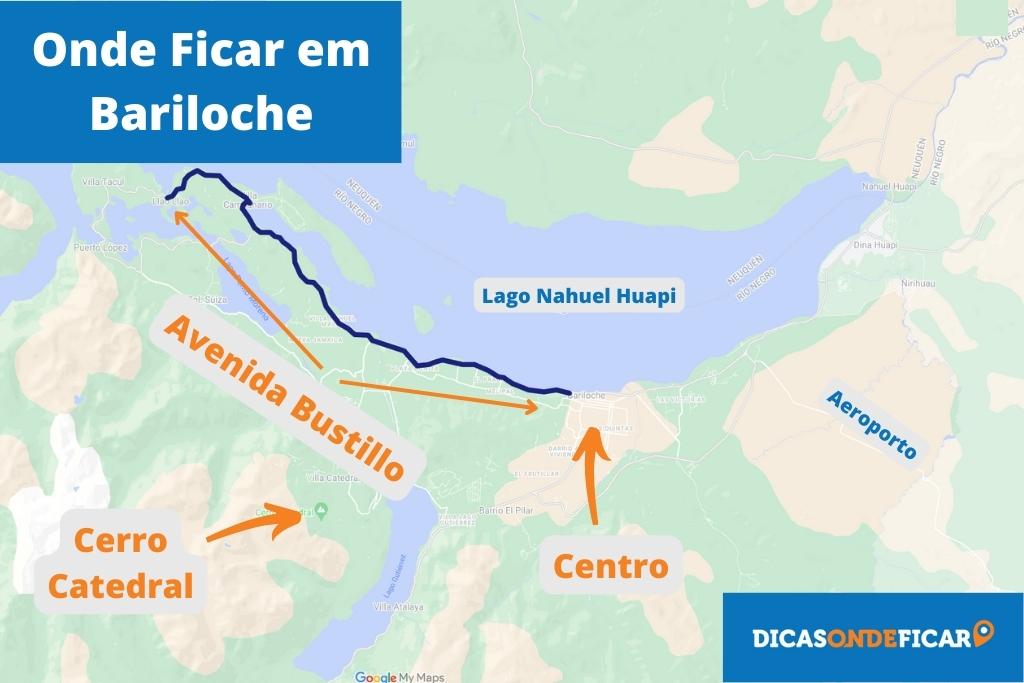 Onde ficar em Bariloche as melhores áreas para se hospedar