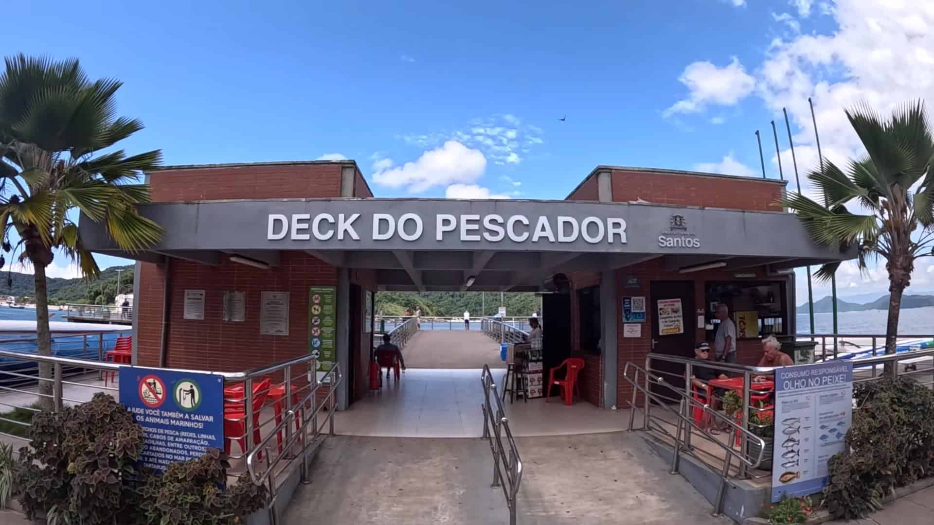 Deck do Pescador - Santos - SP - Brasil