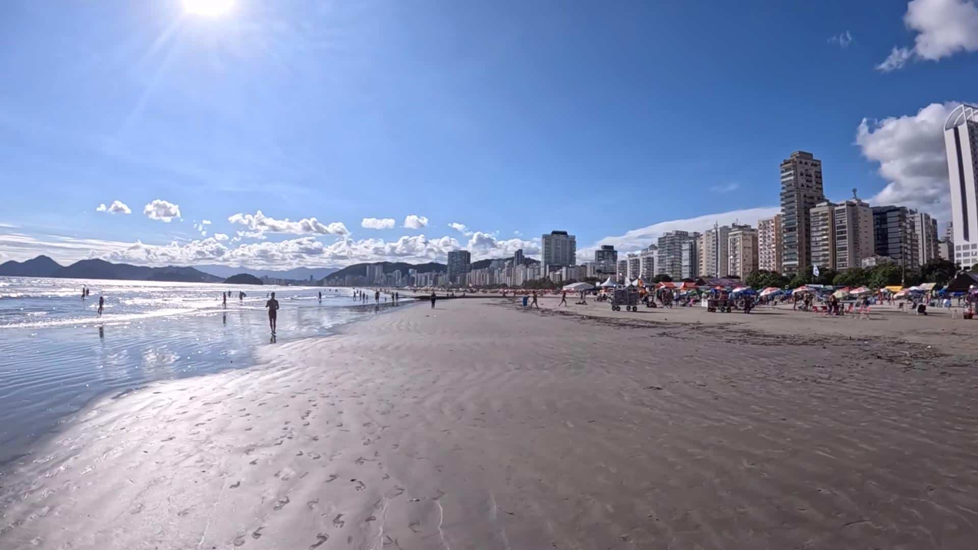 Praia do Boqueirão - Santos - SP - Brasil