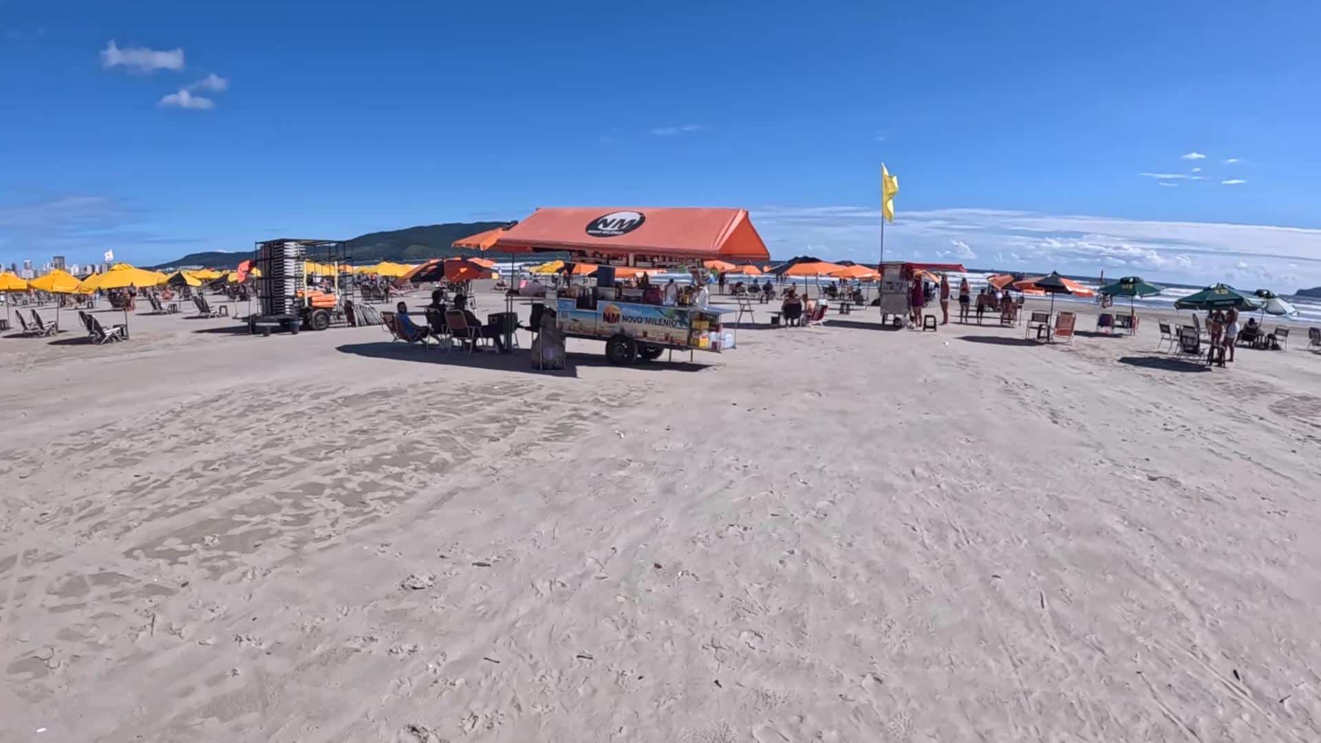 Praia do Gonzaga - Santos - SP - Brasil