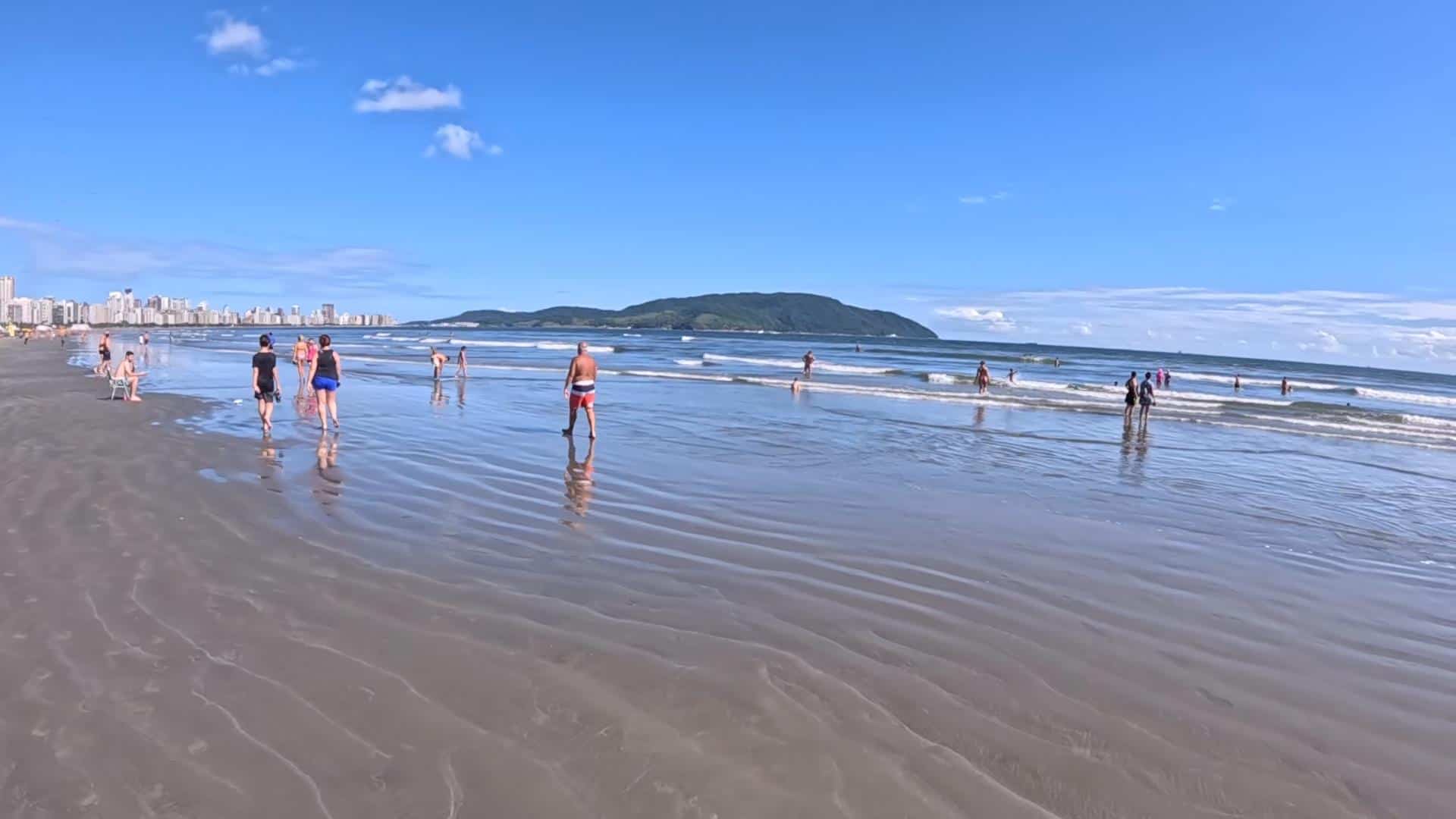 Praia do Gonzaga - Santos - SP - Brasil