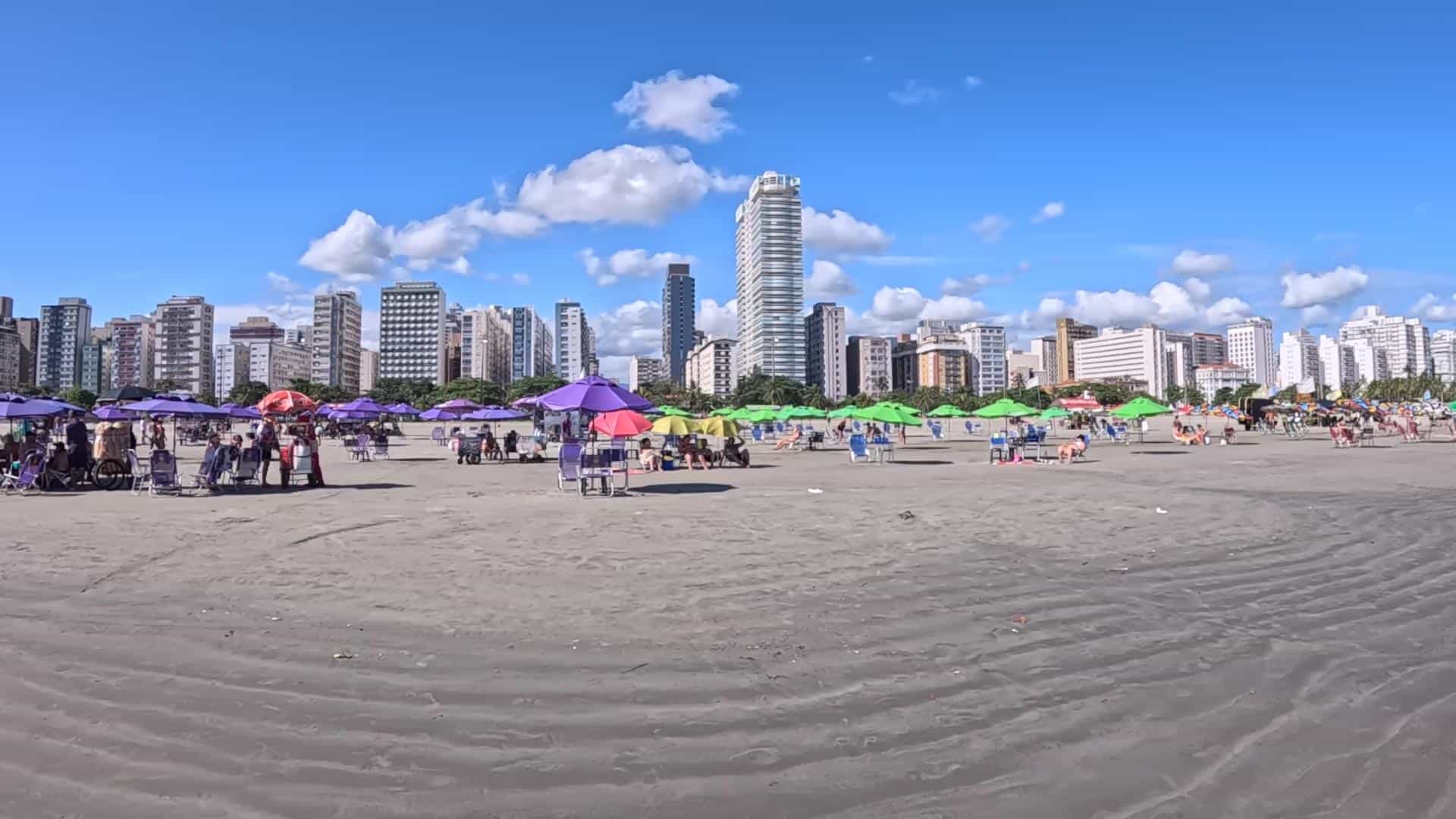 Praia do Gonzaga - Santos - SP - Brasil