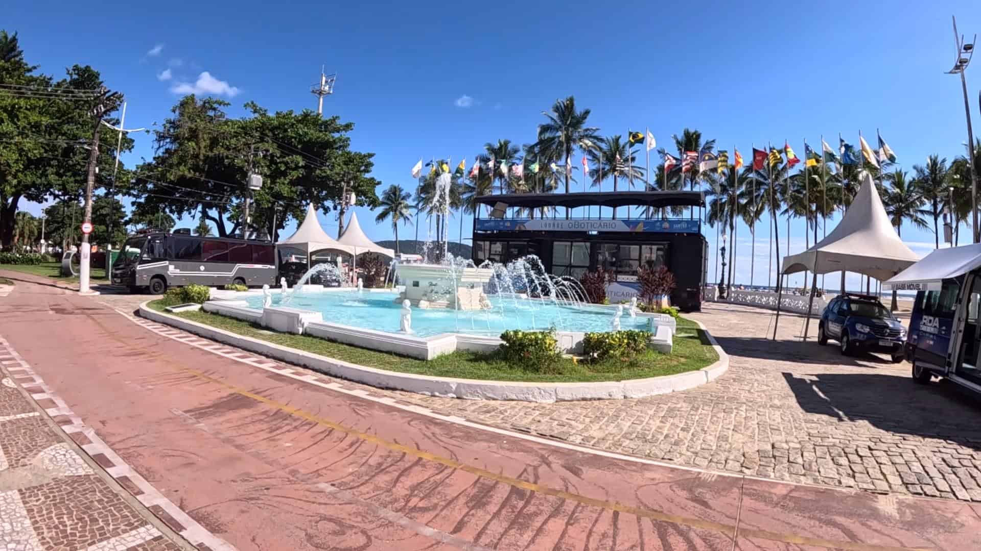 Praia do Gonzaga - Santos - SP - Brasil