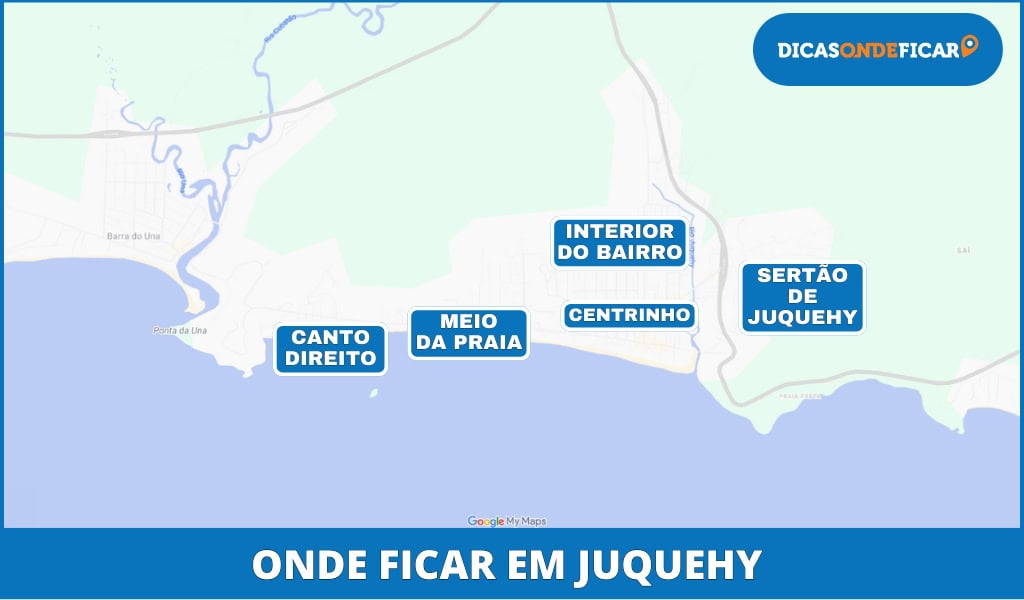Onde Ficar em Juquehy - Mapa Melhores Áreas para se Hospedar